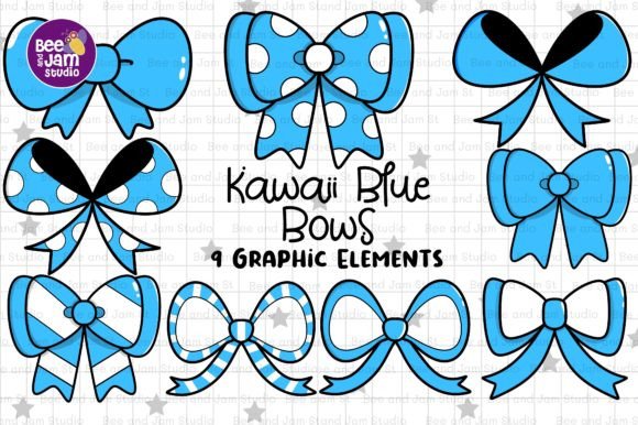Blue Christmas Bow PNG Clipart & Illustrations Review