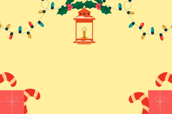 Christmas Background Decorative: Premium Illustrations