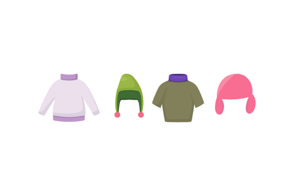 Christmas Clothes Illustrations for Sellers