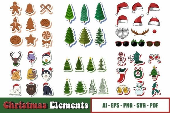 Christmas Elements Bundle: Festive Illustrations Review