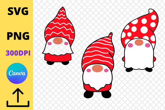 Christmas Gnome Set: Festive Illustrations for Crafters