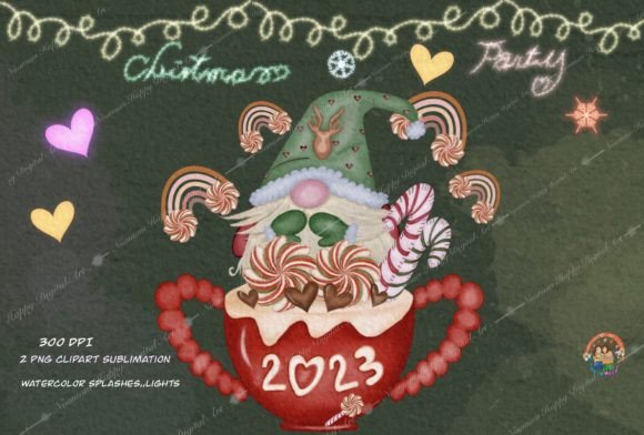 Christmas Gnomes Coffee Sublimation Clip: Illustrations Review