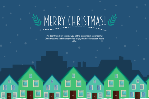 Christmas Label Collection Design: Festive Illustrations