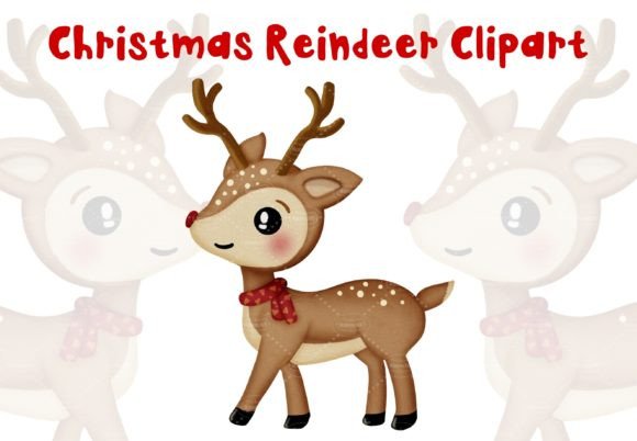 Christmas Reindeer Clipart: Festive Illustrations Review