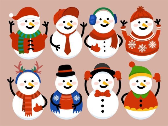 Christmas Snowman Clip Art: Top Illustrations for Blogs