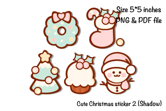 Cute Christmas Sticker 2: Festive Illustrations Review