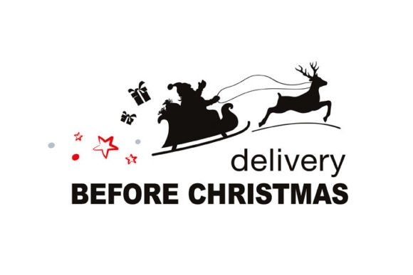 DELIVERY BEFORE CHRISTMAS: Festive Illustrations for Sellers