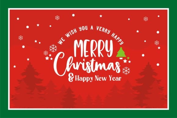 Merry Christmas Background Vector: Festive Illustrations