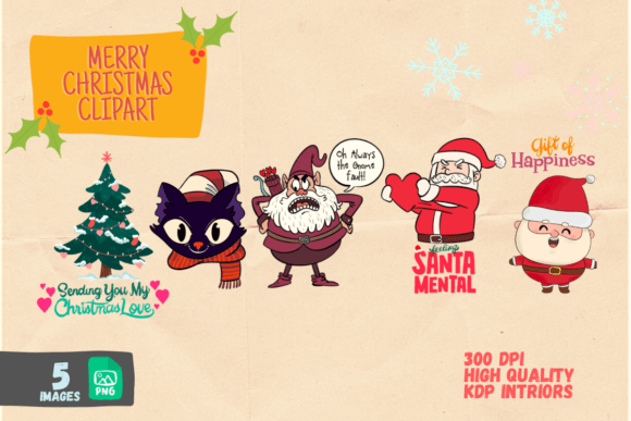 Merry Christmas Clipart & Illustrations Review