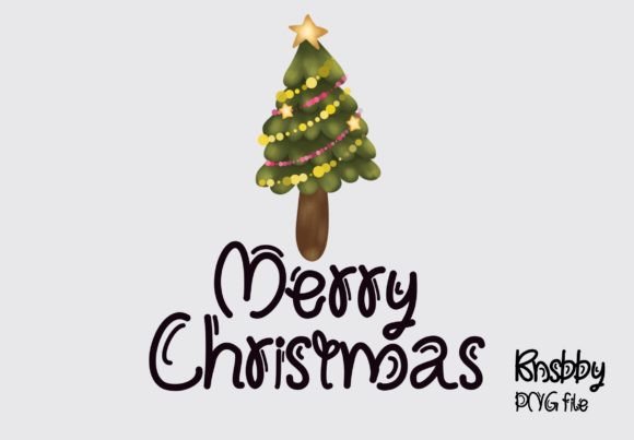 Merry Christmas Tree Clipart: Illustrations Review