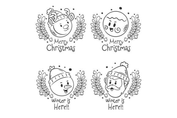 Review: Christmas Symbol Set of Hand Drawn Illustrations