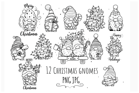 Reviewing Christmas Gnomes SVG, PNG for Real Embroidery