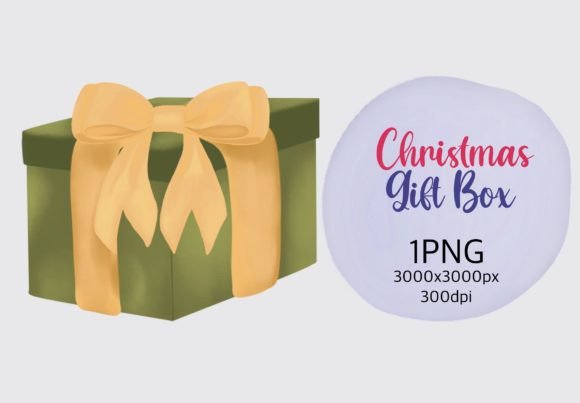 Reviewing Watercolor Christmas Gift Box Clipart for Stitching