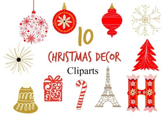 Royal Christmas Clipart: Premium Illustrations for Festive Blogs