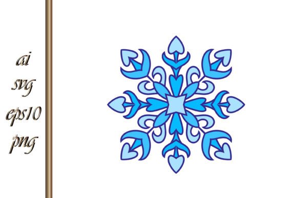 Snowflake Christmas Winter Xmas Vector: Premium Illustrations