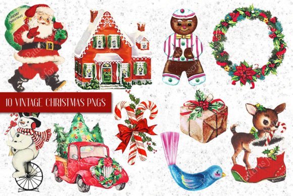 Vintage Christmas Clip Art I: Illustrations Review